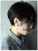ensue京都◇センターパート前下がり耳かけショート◇中島