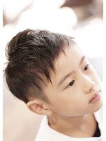 ローカルボンドカットクラブ(LOCAL BOND CUT CLUB)&nbsp;キッズカット　２ブロック×アシメ