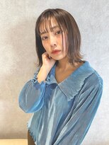 アース コアフュールボーテ 新潟青山店(EARTH coiffure beaute) 外ハネミディアムスタイル