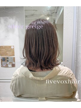 ファイブボックスヘアー 広島(five vox hair) 《fivevox川端》大人可愛い 大人ボブ 外ハネ