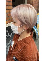 ヘアアトリエコモノ(hair l'atelier KoMoNo) 【2bleach】韓国風！ホワイトピンク！