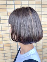 ヘアメイク アリエス 富谷店(HAIR MAKE aries) 【　アリエス富谷　】　　大人ワイドバングボブ