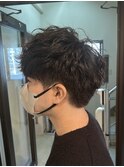 ゆるふわツイストスパイラル×メンズマッシュ