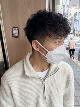 アヴァンス 天王寺店(AVANCE.) MEN'S HAIR ツイスパ×刈り上げマッシュ