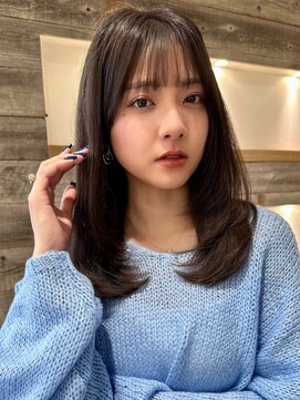 アイヴィ 表参道(IVY) フェイスレイヤーワンカールスタイル【肥田亜沙美】