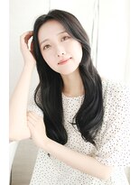 ヴィチーノプラスエヌ(VICINO+n)&nbsp;20代30代40代　長くゆるい黒のロング【瀬田】＃837