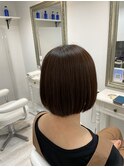 肩上ボブスタイル[イメチェン/ハッシュカット/フルバング]