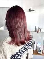 スリー(Three)&nbsp;『Three萩原/大分/miya】可愛いチェリーピンクカラー