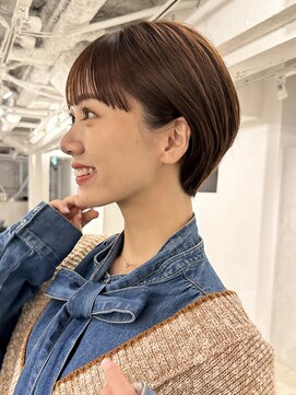 フォト 新宿(foto) ミニウルフレイヤーカット顔周り前髪韓国ショートボブ/新宿