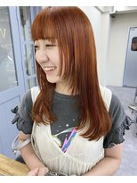 ワルム(warme)&nbsp;レイヤーカット×オレンジ