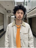 メンズカット/メンズウルフパーマ/メンズショート