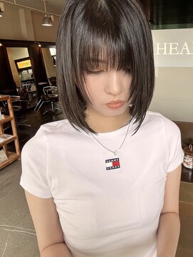 ハーティー 美容室(HEARTY) 暗髪ボブ
