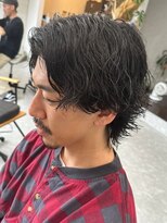 フゥ 宇都宮(FeU) 波巻きパーマツイストスパイラルパーマメンズマッシュパーマ