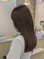 ポジ(poji)&nbsp;髪質改善カラー　艶カラー　ブラウンカラー　ミディアム