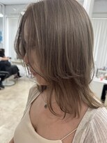 シー ヘアデザイン(see hair design)&nbsp;レイヤーカット　　milk tea ベージュ