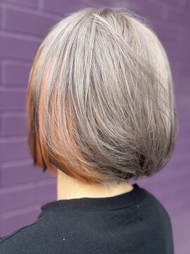 ブランカ バイ リッカ(Blanca by Ricca) スノーアッシュ×パステルオレンジフェイスインナー