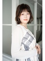 マグノリア オモテサンドウ(MAGNOLiA Omotesando)&nbsp;ニュアンスパーマでつくるくびれボブ・・・HINATA