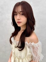 アッシュ 中野店(Ash)&nbsp;イメチェン/似合わせカット/フルバング/レッドブラウン/中野