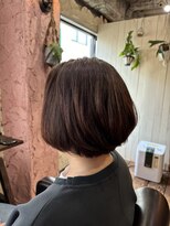 ロッソバイアルター 鎌取(ROSSO by aL-ter)&nbsp;【黒髪/ボブルフ/ネビージュ/小顔/ワンレン】石橋　鎌取