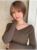みねスタイル♪ 前下がり ひし形 ショートボブ 30代 40代 50代