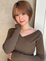 アフロート ルヴア(AFLOAT RUVUA)&nbsp;みねスタイル♪ 前下がり ひし形 ショートボブ 30代 40代 50代