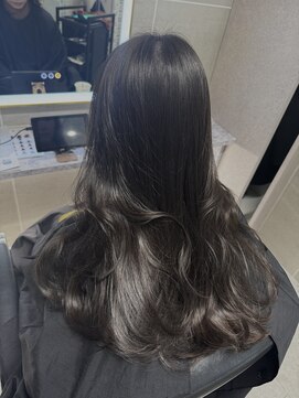 アンジェリカラボ 梅田店(ANGELICA LABO) 大人可愛いローレイヤー×透明感抜群ラベンダーグレージュ♪川又