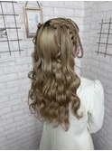 リボンハーフツイン