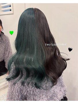 ヴィア(Via) 10代20代30代/ツートンカラー/デザインカラー/ダブルカラー