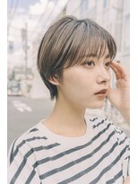 ガーデン 渋谷(GARDEN)&nbsp;ショート　チェリーブラウン　デジタルパーマ　丸型　卵型　四角