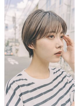 ガーデン 渋谷(GARDEN) ショート チェリーブラウン デジタルパーマ 丸型 卵型 四角