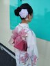 【限定】♪浴衣着付け&簡単ヘアセット♪
