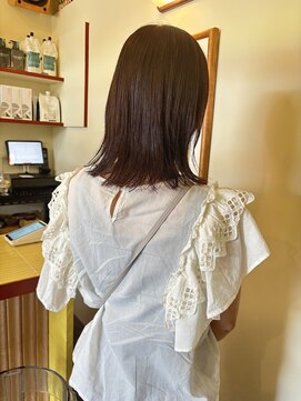 ヒントステーション(HINTSTATION) 〈浅草 半個室〉切りっぱなし/ブラウンベージュ