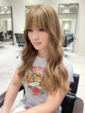 ハーパーズ 渋谷(harpers) ハイライトベージュレイヤーカット