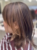 ミューズ(muze)&nbsp;透明感カラー＋白髪ぼかしハイライト