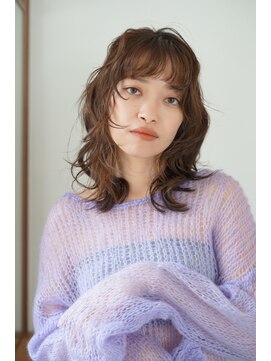 パール(PearL) 【PearL】顔まわりパーマ/コテ巻き風パーマ/ミディアムパーマ