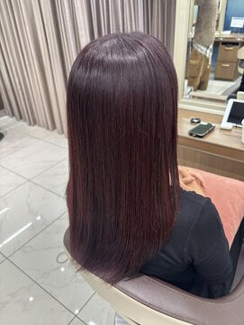 アッシュ 下北沢店(Ash) 暗めワインレッドカラー