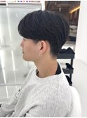 MEN'S HAIR/フェザーパーマ/刈り上げセンターパート