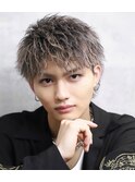ローライト×ショートウルフアップバング