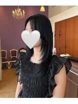 ウェルズ グランデ 奈良店(Well's GRANDE) 顔まわりレイヤー 動きのあるロング