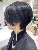 ステア ケース(stair case)&nbsp;大人ショート/ショートボブ/白髪ぼかしハイライト/銀座/武蔵小杉