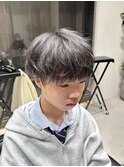 フェザー/サーフカール/センターパート/波巻きツイスパ