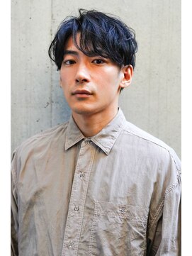 レジュアル(RESSUAL) スーツ短髪ツーブロック束感モテる黒髪シークレットパーマ流行