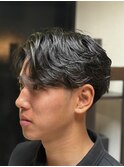 博多メンズフェザーパーマ