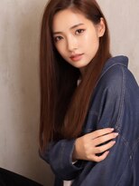 アッシュタカサキ(ash takasaki)&nbsp;20代30代艶感ストレート♪髪質改善カラーチョコレートブラウン