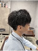 シャドウパーマ/スパイラルパーマ/メンズパーマ/ツーブロック/