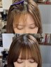 【宮川真穂限定】カット+silkカラー+前髪ストレート+極上トリートメント