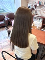 リュクスフォーヘアー アヴェダ(LUXE for hair AVEDA)&nbsp;20代×ロングレイヤー×オリーブカラー