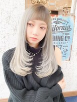 VIM hair 西原店【ヴィム ヘアー】【10月中旬 OPEN（予定）】&nbsp;ハイトーンホワイトベージュカラー/20代/30代