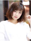 ふんわり抜け感ボブ