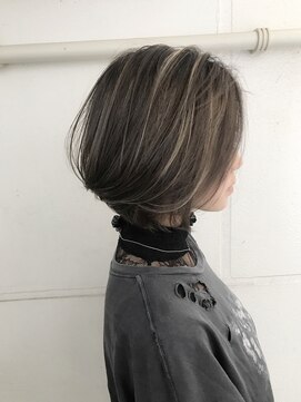 ナイン ヘアースタジオ(NINE Hair Studio) コントラストハイライトボブ